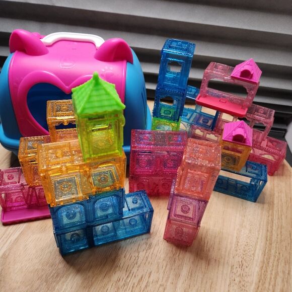 Shopkins Connector Cubes + Pet Carrier – Pretend Play Toy Lot - Picture 3 of 9
